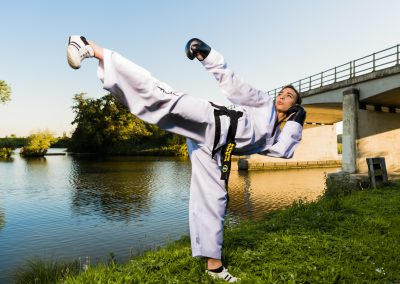 Aktieportret…Wereldkampioene Taekwondo