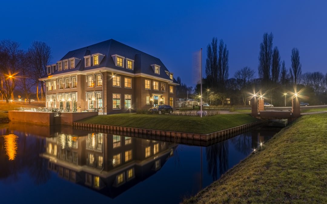 De klant wilde een foto in het blauwe uur